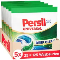 Persil 5x Wasmiddelcapsules Discs Universal 25 stuks