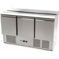 Maxima Saladette - 400 L - 137 cm - 3 Deuren - incl. Snijplank