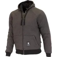 Merlin Hamlin Hydro waterdichte motorfiets zip-trui, grijs, maat S