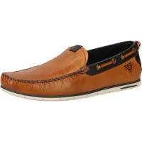 Bugatti Mocassins navy / cognac
