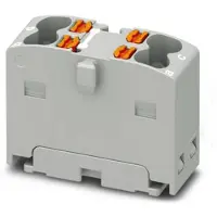 Phoenix Contact verdeelblok, geschikt voor draden van 0,14 mm² tot 2,5 mm², 450V, nominale stroom 17,5A, met 4 aansluitingen, verpakking van 30 stuks.