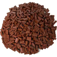 LEGO 1x3 blokken, hoge blokken, roodbruin - 3623, NIEUW! Aantal: 500x