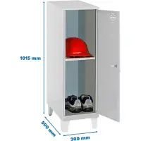 Simonlocker Montadas Dism.mini+ban+pies Locker 1015x300x500 Mm