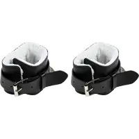 Gorilla Sports Ankle straps leer set van 2