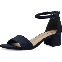 Tamaris Sandalen met riem marine