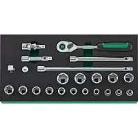 Stahlwille TCS 3/8 ZOLL 456/16/7 QR 96830370 Dopsleutelset