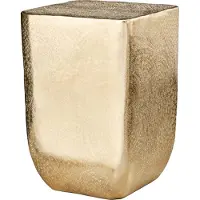 Invicta Design bijzettafel UNIT 45cm goud gehamerd handgemaakt metaal aluminium - 42733
