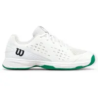 Wilson Tennisschoen Kids Rush Pro Jr L White / White / Green-Schoenmaat 32,5
