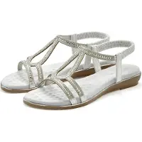 Vivance Sandalen met riem zilver
