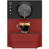 Cecotec Kompakter volautomatische koffiemachine Cremmaet Cube, rood. 1350 W, professionele prestaties, perssysteem, voorbereidingsfunctie