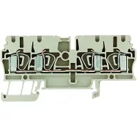Weidmuller ZDU 2.5/4AN doorgaande klem, verbindingsrail, aansluiting met trekveer, artikelnummer 1608570000