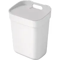 Curver ready to collect prullenbak GFT 10 liter wit-lichtgrijs |