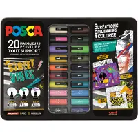 Posca Uni Uni Verfmarker Koffer Street Vibes 20 stuks