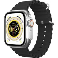 LEICKE APPLOID SMARTWATCH U8+ UltraMaxx IP67 + 2 verwisselbare polsbandjes (49 mm, Silicone), Sporthorloges + Smartwatches