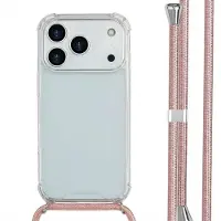 IMoshion Transparante Backcover met koord voor de Apple iPhone 17 Pro - Rosé Goud