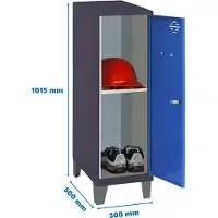 Simonlocker Montadas Dism.mini+ban+pie Locker 1015x300x500 Mm