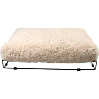 Europet - Hond - Amy Kussen Met Frame M - 90x65x20cm Wit - 227258