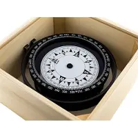Autonautic Instrumental C20-00131 Spare Magnetic Compass In Wooden Box Zwart