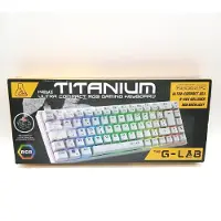 The G-Lab G-Lab KEYZ TITAN Witte Mechanische Gaming Toetsenbord