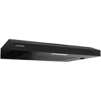 HEISSNER CH-MD190BK Onderbouw Afzuigkap 60 cm – 190 m³/u – 1x 38 W Motor – 2 Standen – 1x 1.5 W LED-Verlichting – 5 Jaar Garantie – Zwart