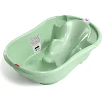 OK Baby OKBABY Onda - Bad voor de Pasgeborene 0-12 Maanden, Ergonomisch Ontwerp - Groen