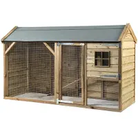 FATMOOSE Lola - Konijnenhok - 243x95x148 cm