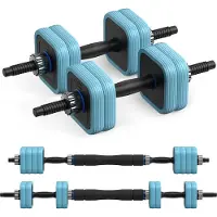Merach Dumbbells - 3 in 1 Hantelset - Verstelbare Gewichten - 10KG - Robuuste Grip - Voor Thuisfitness - Krachttraining - Robuust & Compact - Voor Mannen & Vrouwen