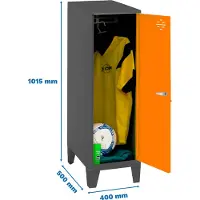 Simonlocker Montadas Dism.single Mini+pies Locker 1015x400x500 Mm