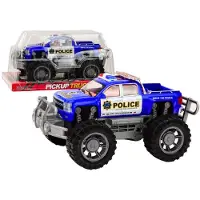 Leantoys Politieauto pick-up Blauw off-road politievoertuig