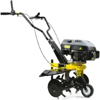 GEKO Benzine tuinfrees - 5.0 PK - 56 cm werkbreedte - 6 messen - handmatige start