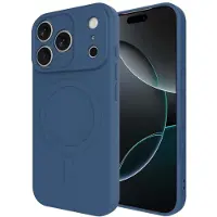 Just in Case hoesje geschikt voor iPhone 17 Pro Max Hoesje geschikt voor MagSafe - Color Backcover - Blauw