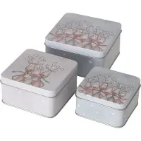 Boltze B. 3-delige set vierkante Magnus geschenkdozen - 2024392