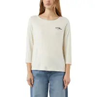 Comma Shirt crème / zwart