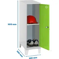 Simonlocker Montadas Dism.mini+ban+pies Locker 1015x300x500 Mm