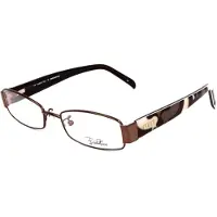 Emilio Pucci Ep21362 Brillen Bruine Rechthoekige Monturen