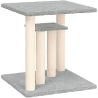 Syfax Krabpaal met platforms 50 cm lichtgrijs