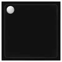 REA Douchebak Savoy Black 80x80 Geborsteld goud afdekking
