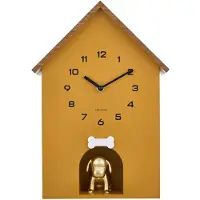 Karlsson wall clock dog house - Øcm
