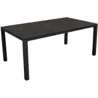 Coppens Stoneo tuintafel 160 x 90 keramiek blad antraciet -