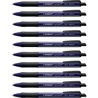 Stabilo Pointball - Balpen - NatureCOLORS Wildflower - Navulbaar - Ultramarijn Blauw - Doos 10 Stuks