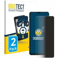 BROTECT - privacy screenprotector voor Huawei Nova Y63 - Folie Beschermfolie Blauwlichtfilter 2 Stuks