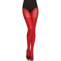 Merry Style Dames Panty - 60 DEN - Halsterloos - Polyamide - MS-GB-332 - Rood - S