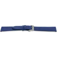 Claudio Calli Horlogeband F643 Denim blauw Leder 18x16mm