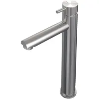 Brauer Brushed Edition Verhoogde Opbouw Wastafelmengkraan Model B RVS Geborsteld PVD