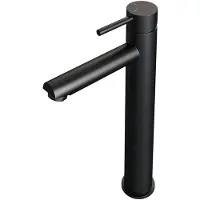 Brauer Black Edition Verhoogde Opbouw Wastafelmengkraan Model A Mat Zwart