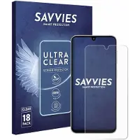 Savvies - Screenprotector voor Samsung Galaxy F36 - Folie Beschermfolie transparant 18 Stuks
