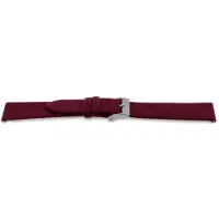 Claudio Calli Horlogeband E760 Karmozijn rood Leder 16x14mm