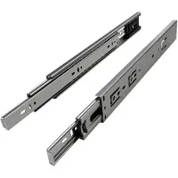 Sotech 1 paar Volledig uittrekbare ladegeleiders KV2-35-H45-L750-SE met zelfsluitende inrichting Lengte 750 mm Hoogte 45 mm Belastbaar tot 35 kg van de Specialist voor ladegeleiders