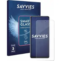 Savvies 3 Stuks Screenprotector - geschikt voor Huawei Nova Y73 - beschermfolie glas transparant