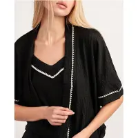 Admas Luxury Kamerjas Dames (Zwart)